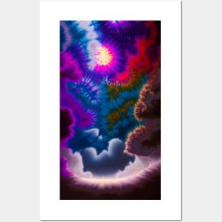 Tie-Dye Sunshine Posters and Art